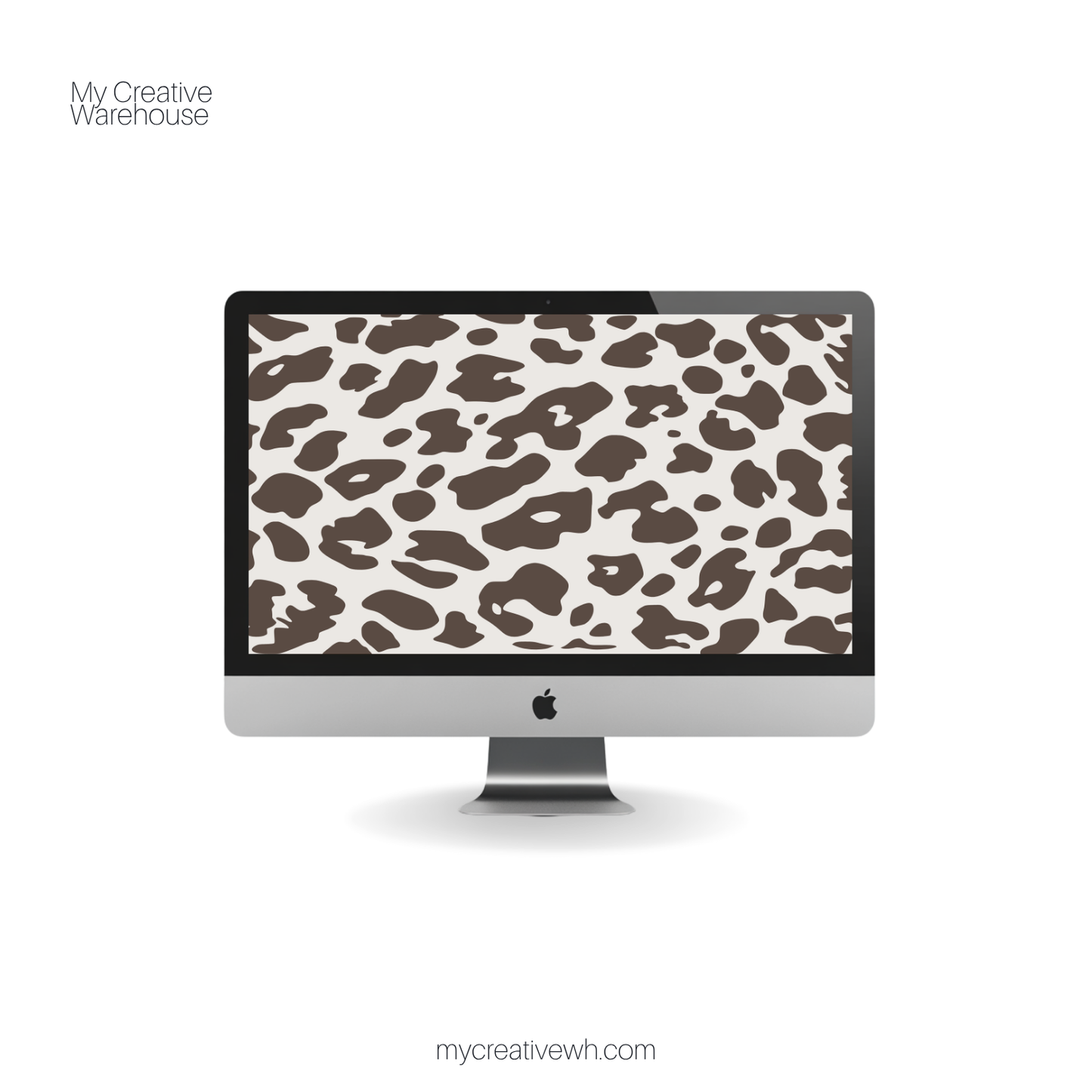 Brown Tone Leopard Print Desktop Wallpapers