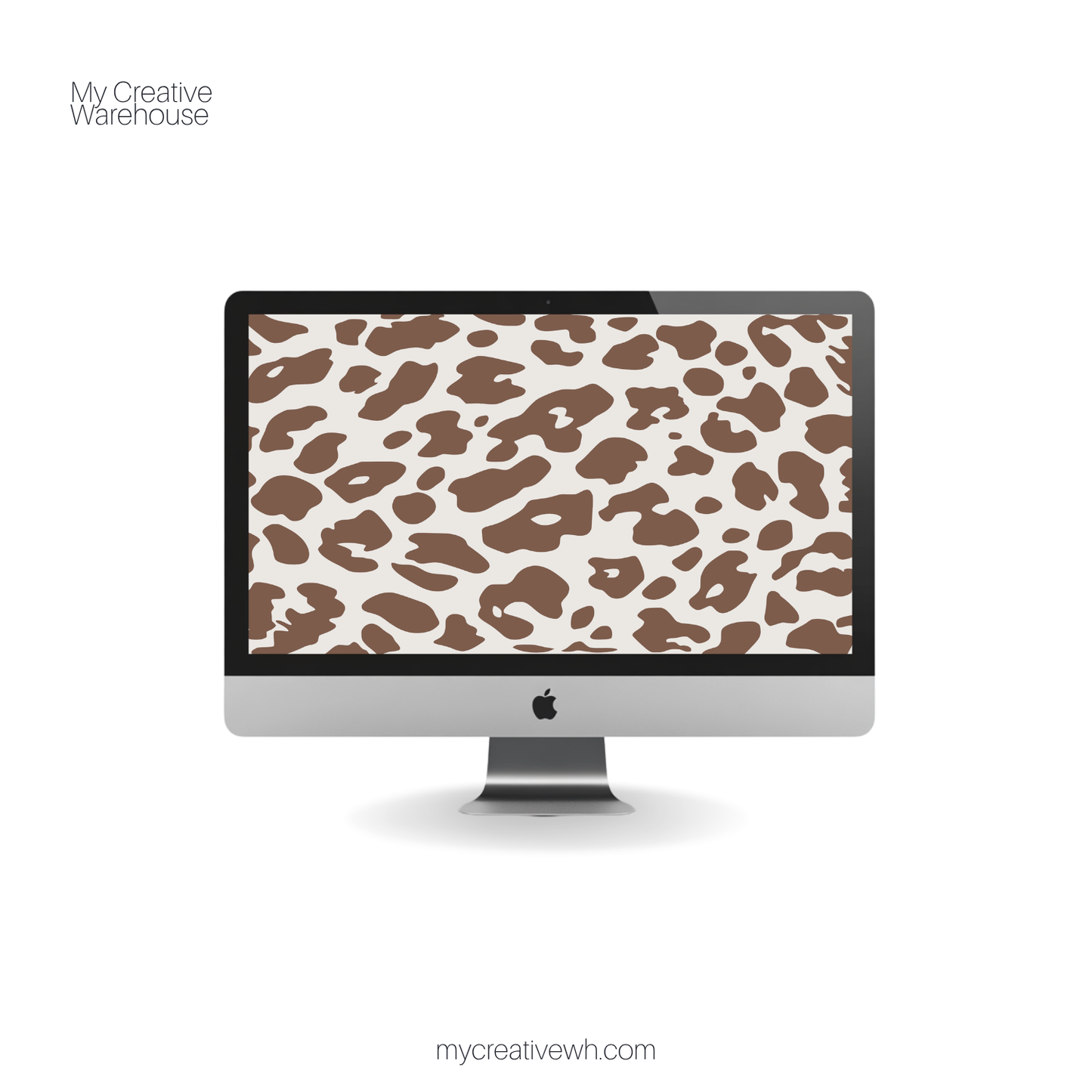 Brown Tone Leopard Print Desktop Wallpapers