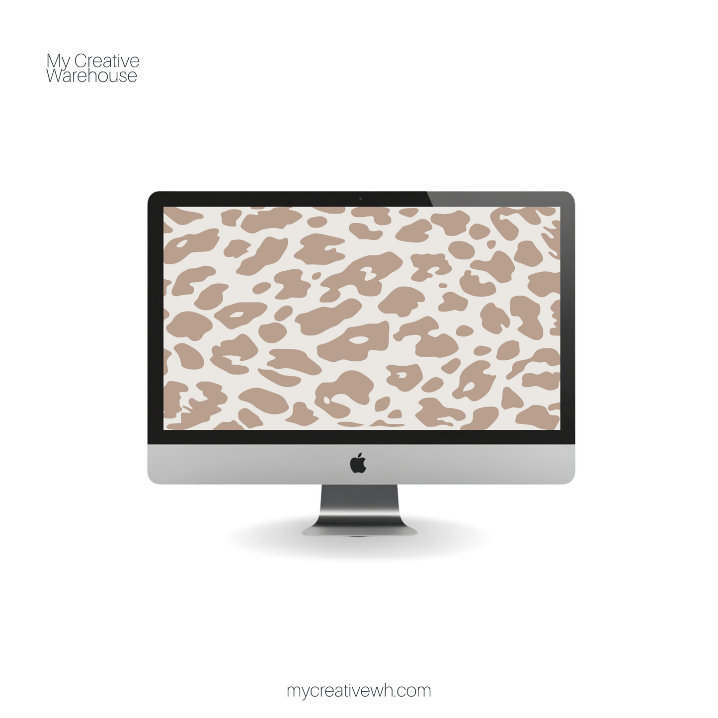 Brown Tone Leopard Print Desktop Wallpapers