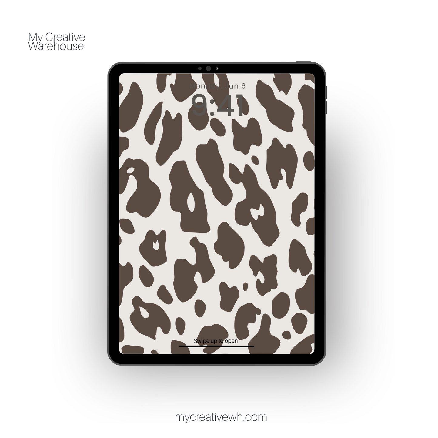 Brown Tone Leopard Print iPad Wallpapers
