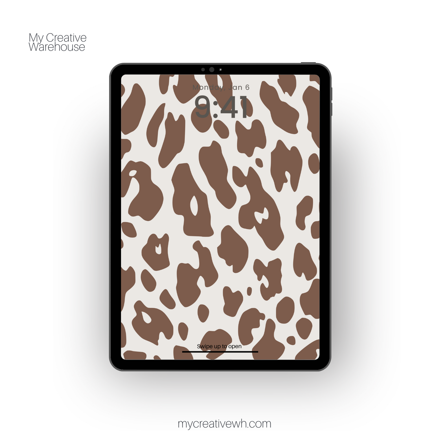 Brown Tone Leopard Print iPad Wallpapers