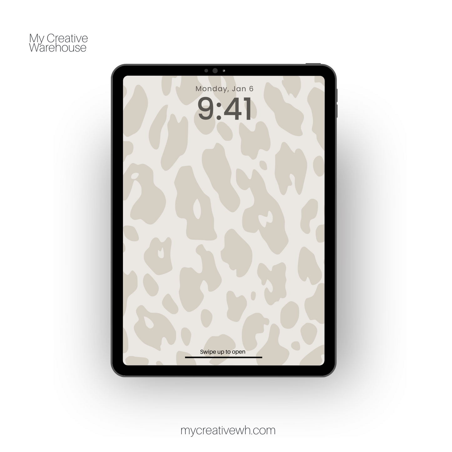 Brown Tone Leopard Print iPad Wallpapers