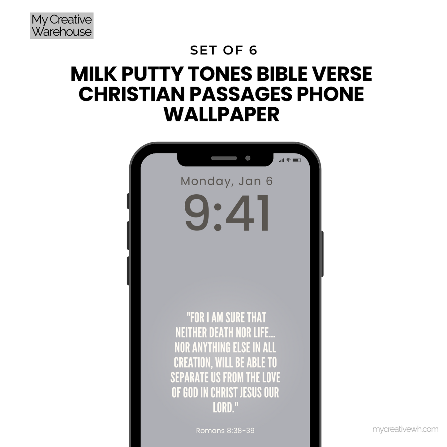 Milk Putty Tones Bible Verse Christian Passages Phone Wallpaper