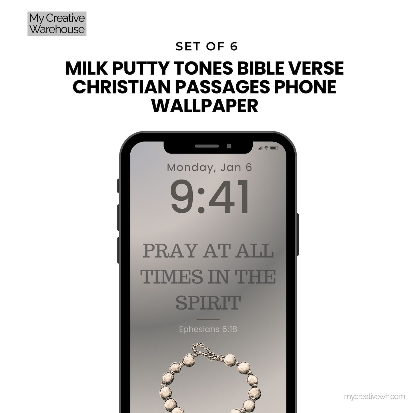 Milk Putty Tones Bible Verse Christian Passages Phone Wallpaper