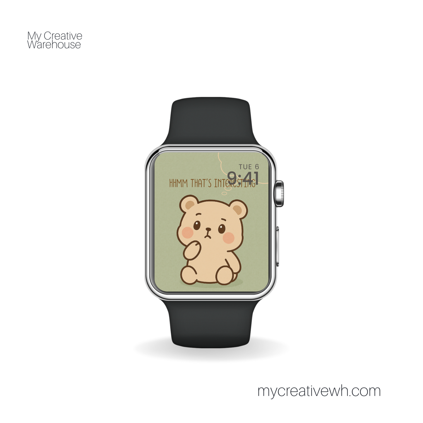Moody Kawaii Teddy Bear Apple Watch Wallpapers