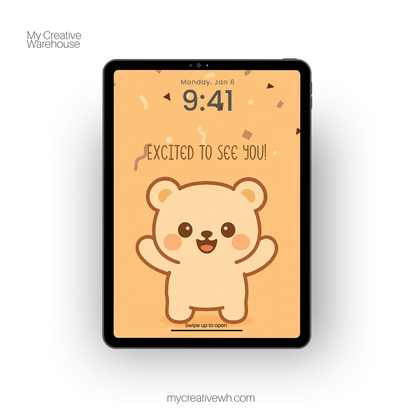 Moody Kawaii Teddy Bear iPad Wallpapers