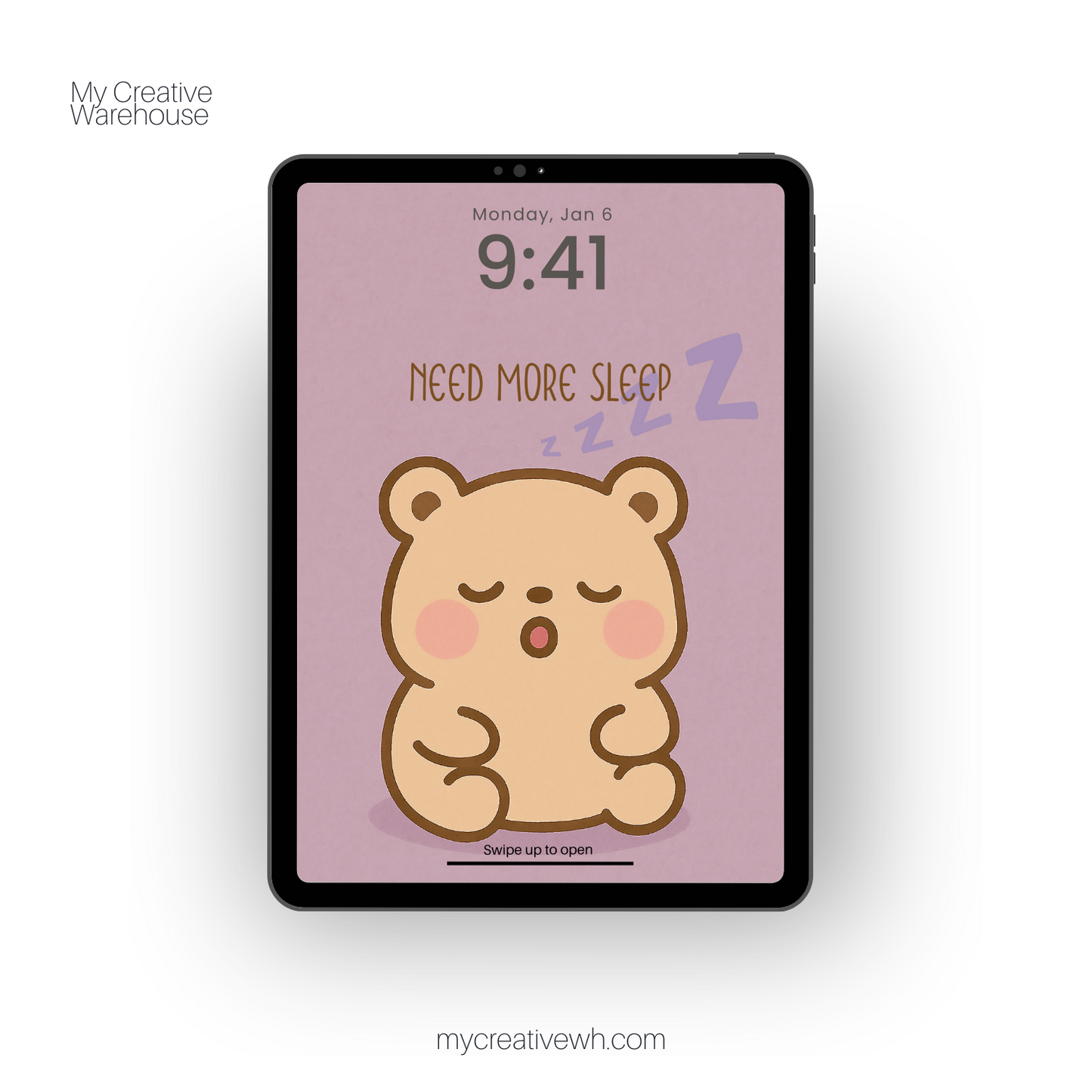 Moody Kawaii Teddy Bear iPad Wallpapers