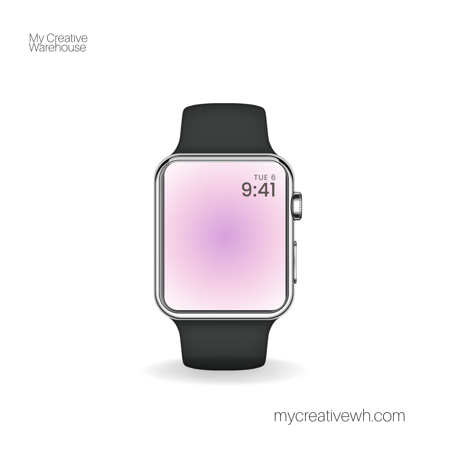 Morning Dusk Purple Peach Coral Aura Apple Watch Wallpaper