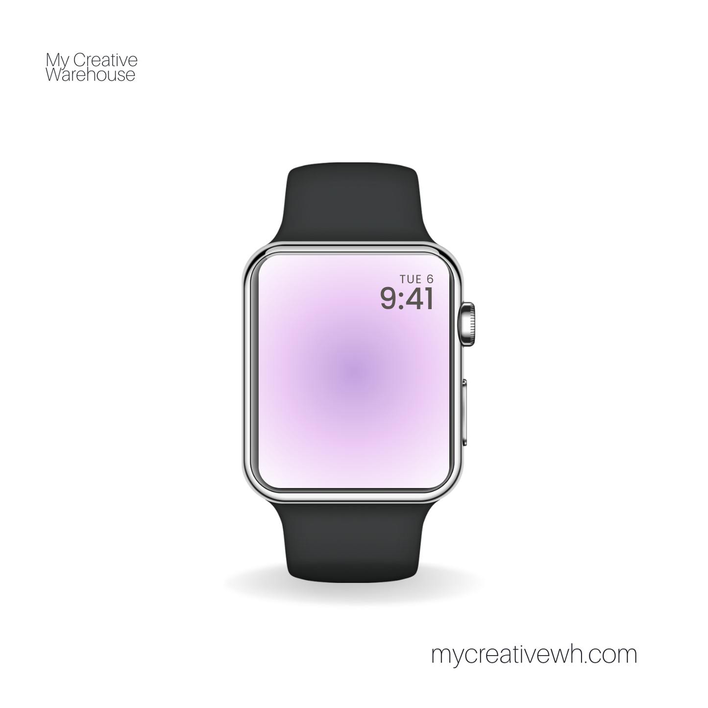 Morning Dusk Purple Peach Coral Aura Apple Watch Wallpaper