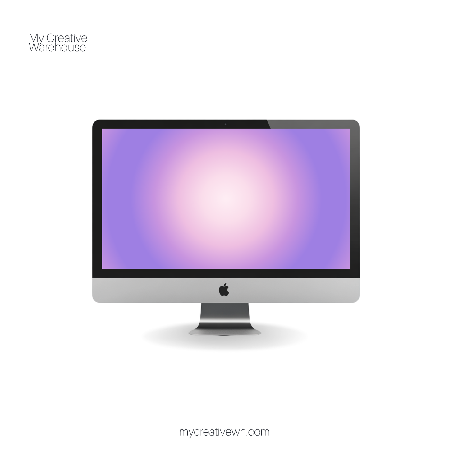 Morning Dusk Purple Peach Coral Aura Desktop Wallpaper