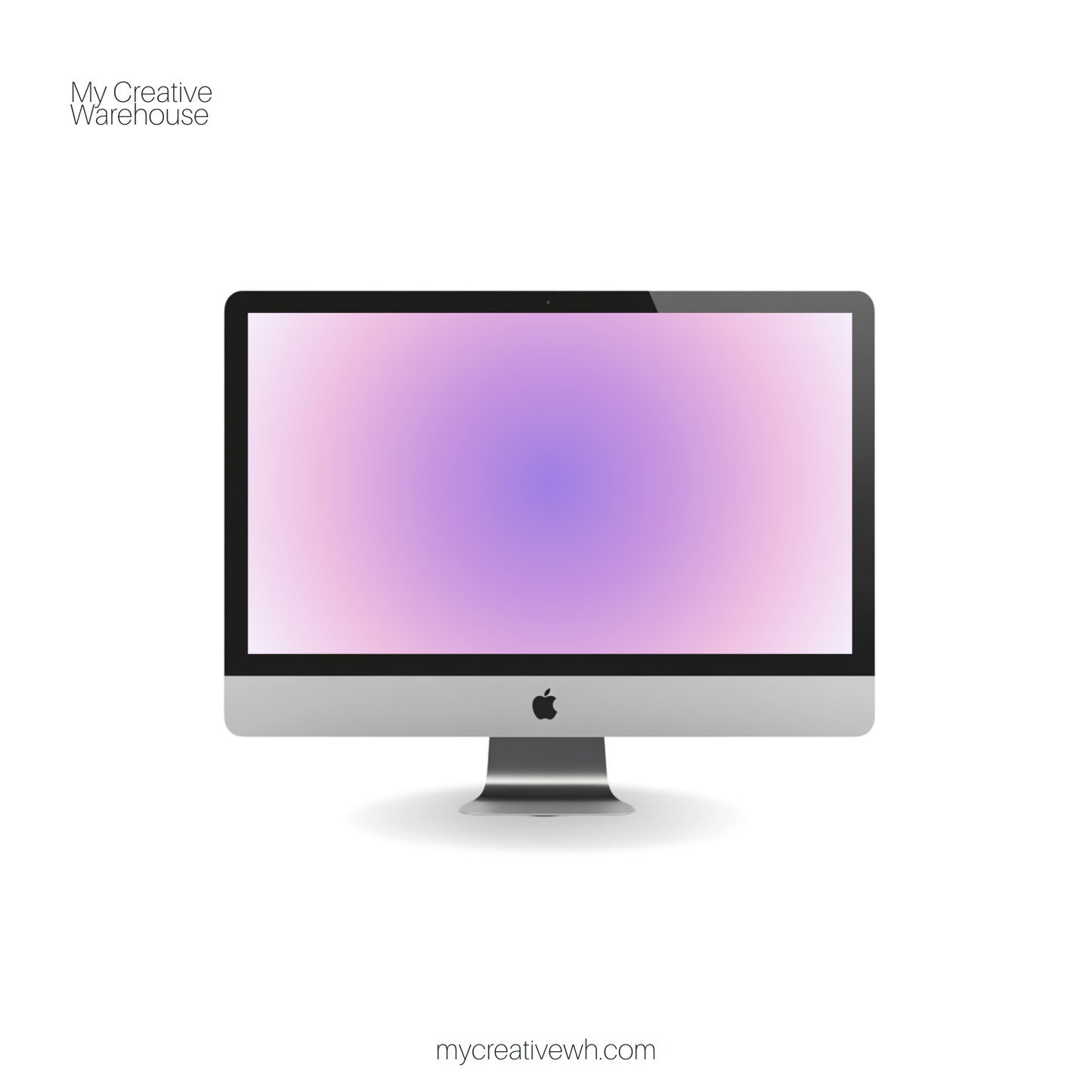 Morning Dusk Purple Peach Coral Aura Desktop Wallpaper