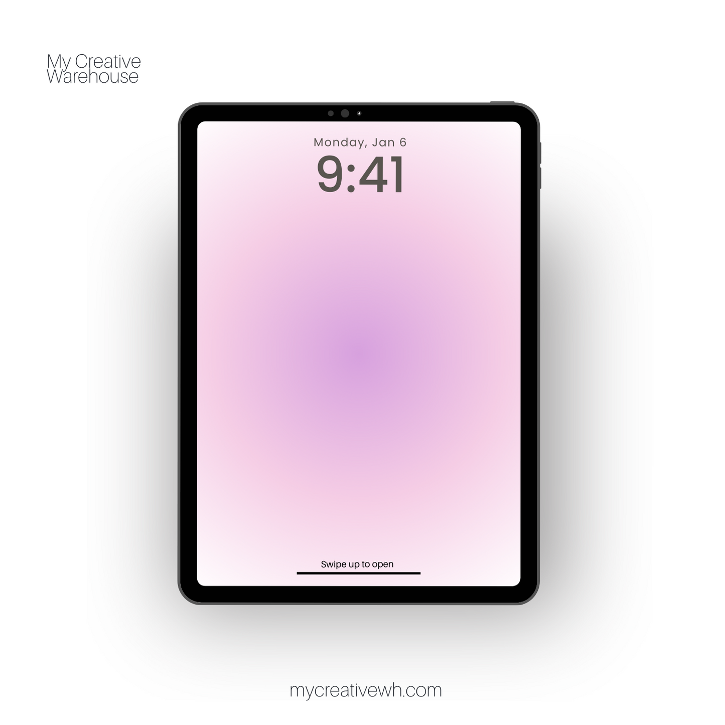 Morning Dusk Purple Peach Coral Aura iPad Wallpaper