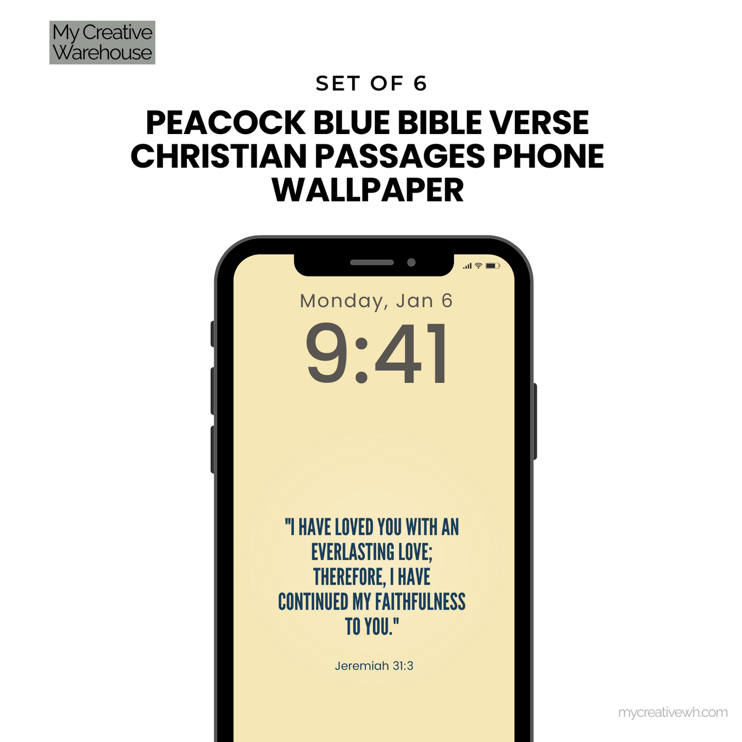 Peacock Blue Bible Verse Christian Passages Phone Wallpaper