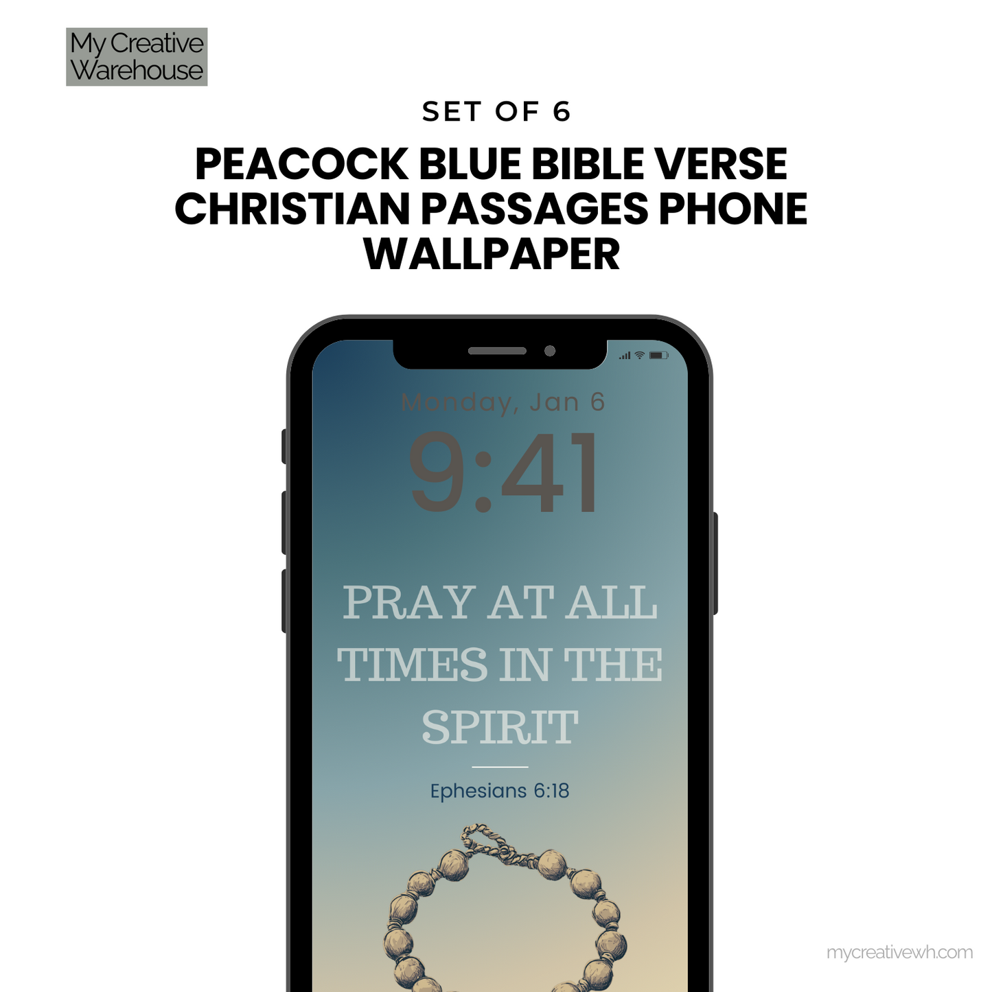 Peacock Blue Bible Verse Christian Passages Phone Wallpaper