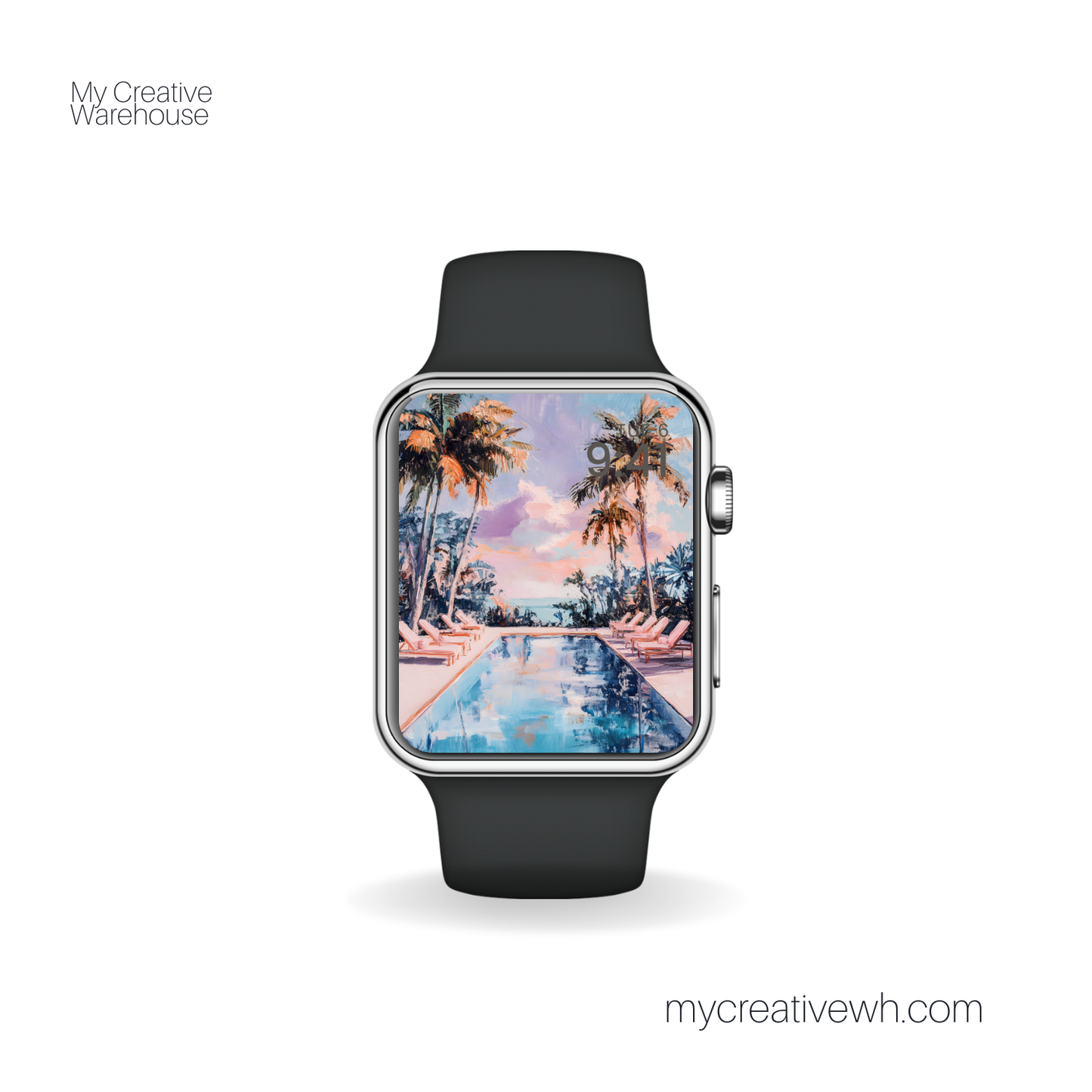 Summer Time Vacation Bliss Apple Watch Wallpaper