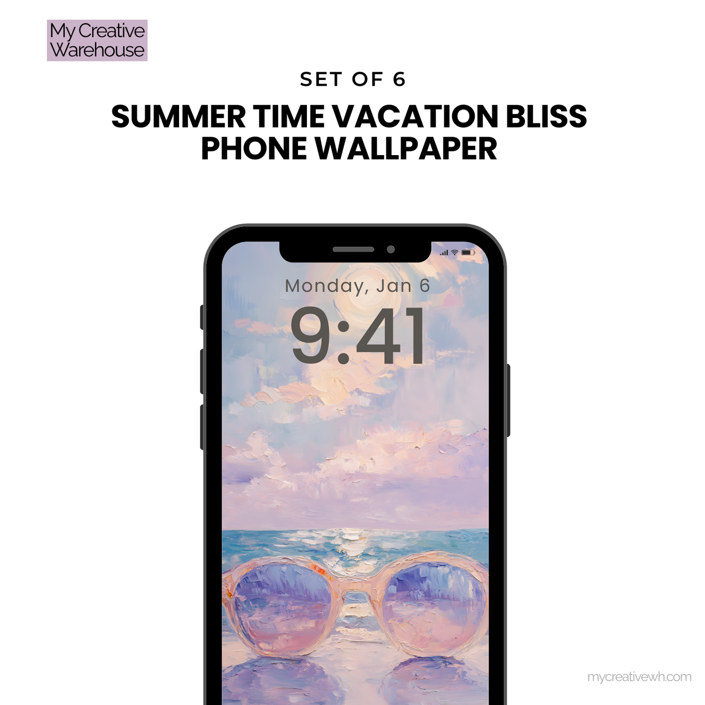 Summer Time Vacation Bliss Phone Wallpaper