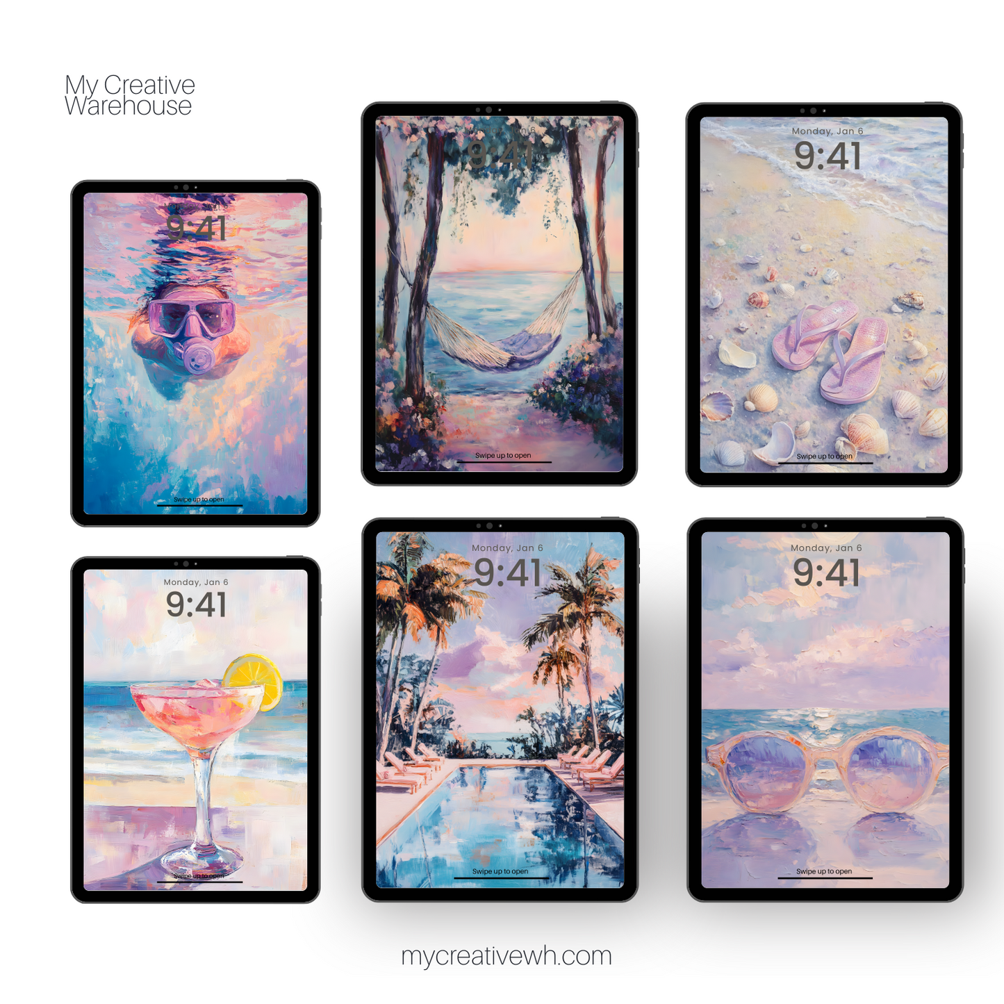 Summer Time Vacation Bliss iPad Wallpaper