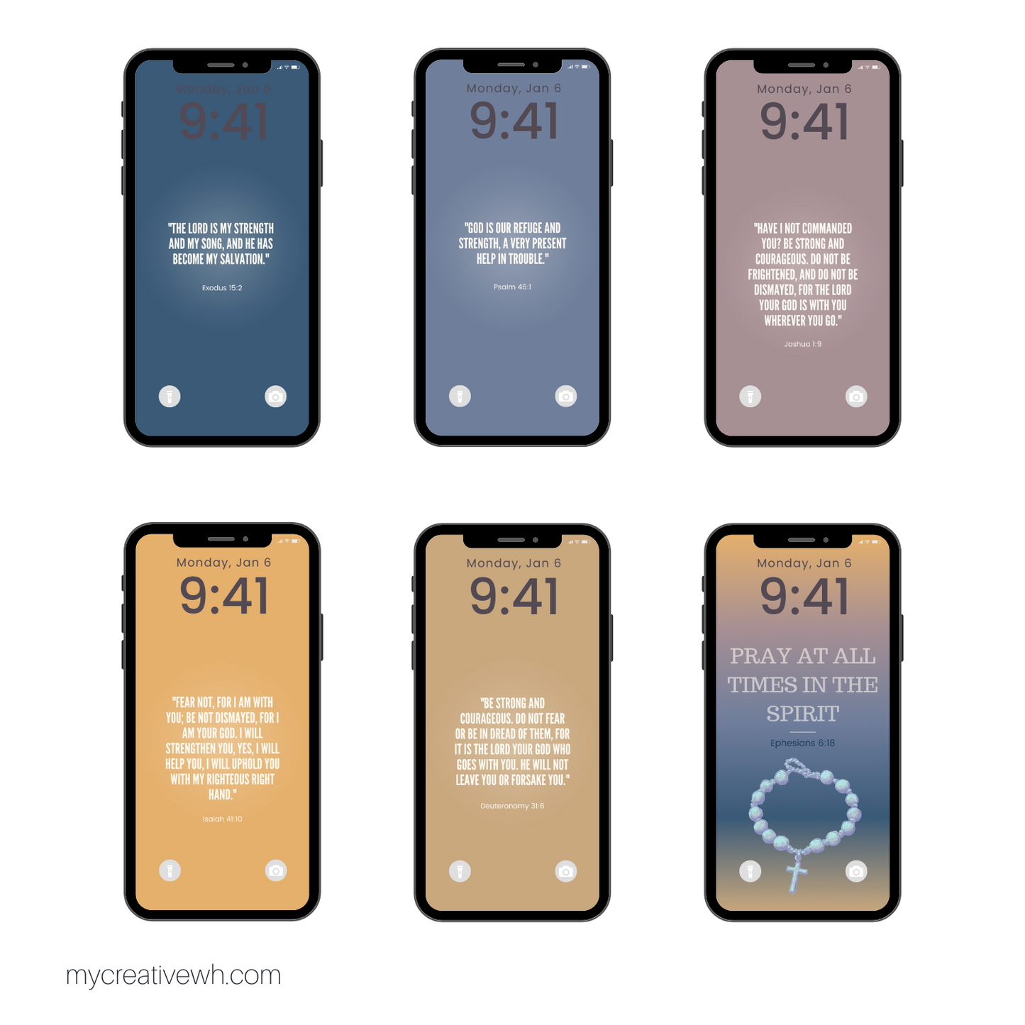 Vintage Sunset Bible Verse Christian Passages Phone Wallpaper