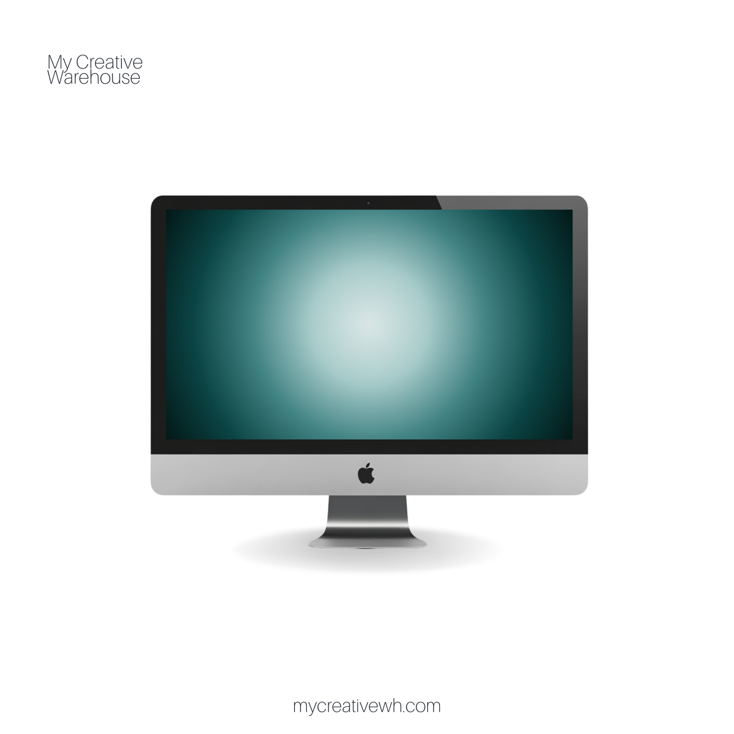 Black Forest and Sage Green Aura Desktop Wallpaper