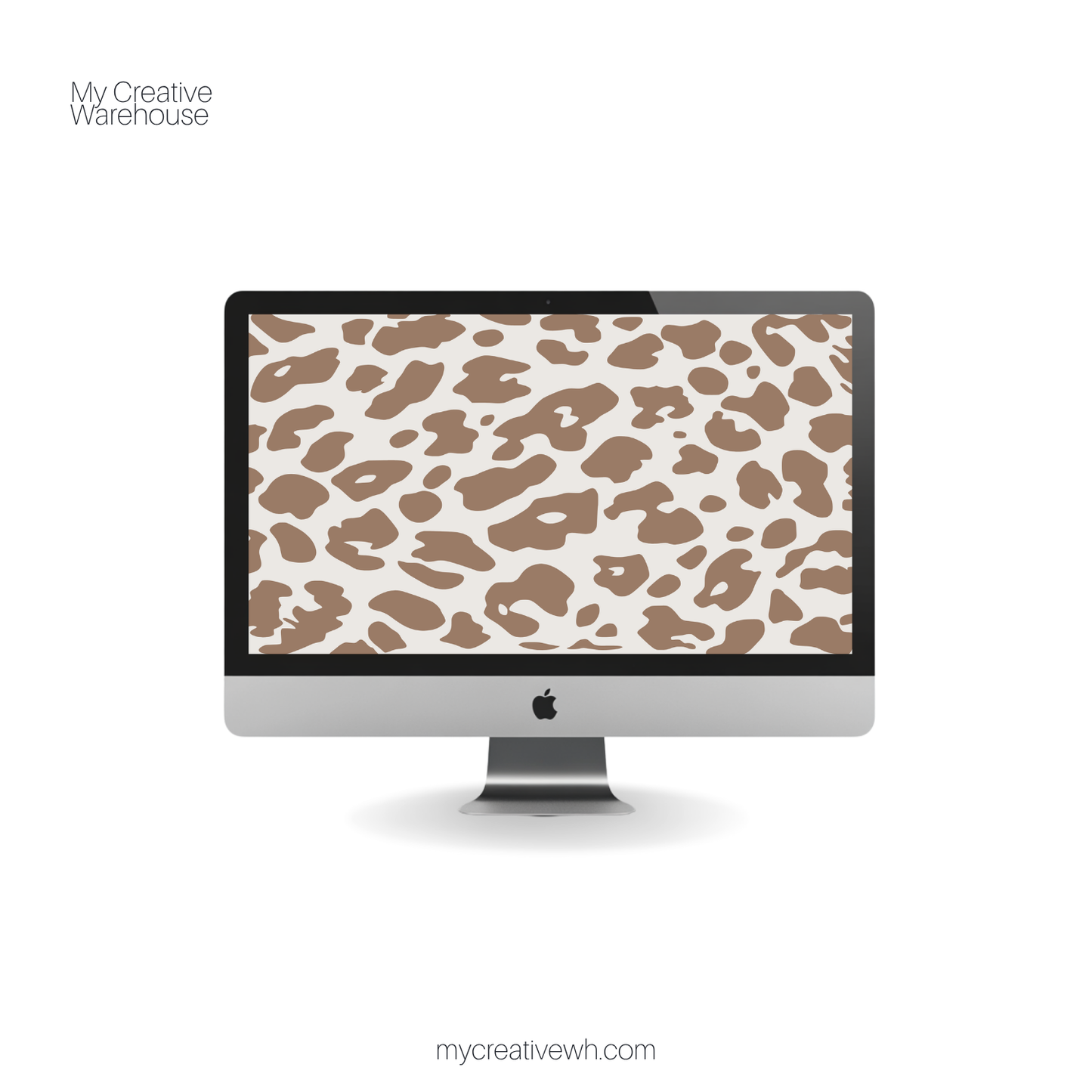 Brown Tone Leopard Print Desktop Wallpapers