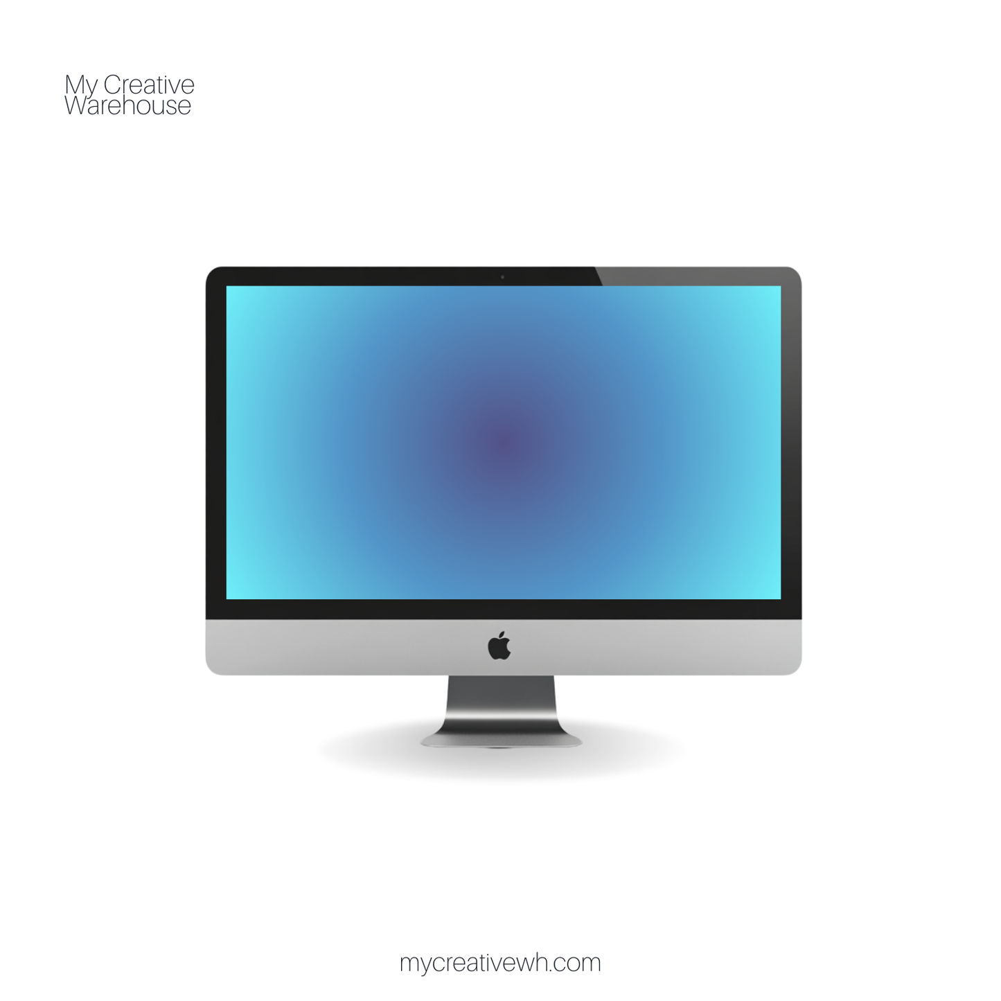 Deep Ocean Hue Blue Green Aura Desktop Wallpaper
