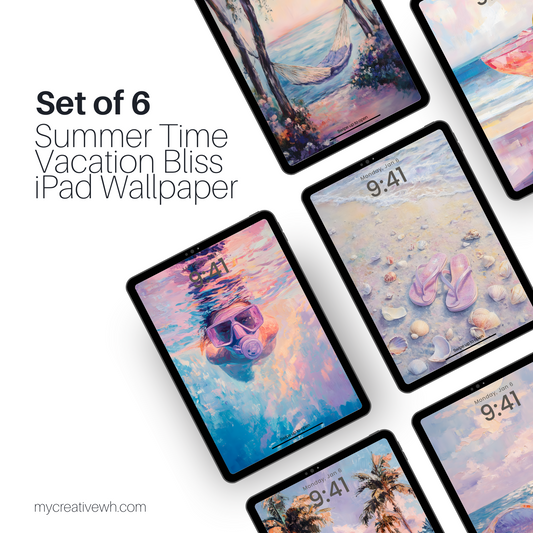 Summer Time Vacation Bliss iPad Wallpaper